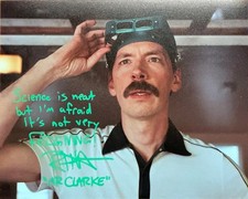 JSA COA Randy Havens signed Mr. Clarke Stranger Things 8x10 Photo Quote + CN