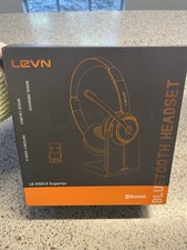 LEVN LE-HS013 Superior Wireless AI Bluetooth Headset with Mic Noise Cancel