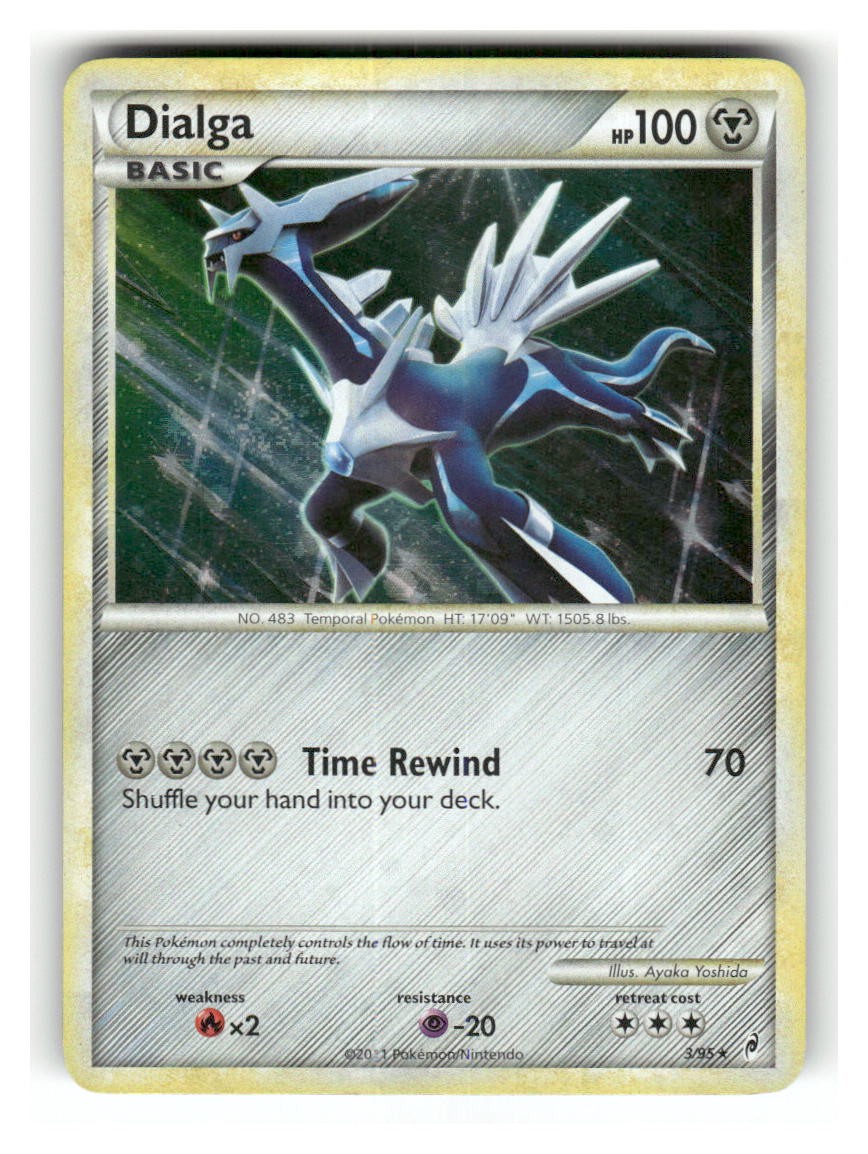 Dialga 3/95 Holo Rare Call of Legends Holo Lightly Played