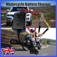 Car Battery Charger 12 Volt 12v Trickle Van Motorhome Caravan Motorbike Quad