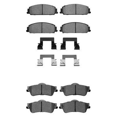 For Pontiac G8 08-09 R1 Concepts Optimum OEp Front & Rear Brake Pad Set