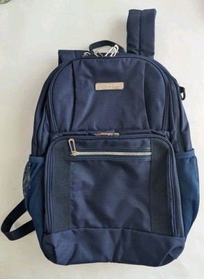 Bella Russo Laptop Backpack 17'' Canvas  Pockets New