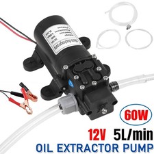 12V Motor Oil Fuel Fluid Extractor Electric Siphon Transfer Change Pump Diesel