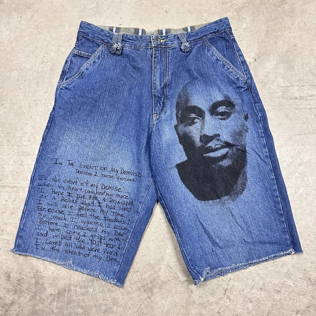 Makaveli Denim Shorts for Men for sale - eBay