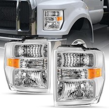 Headlight Assembly Aero Style for E-Series Super Duty 2008-2021 Both Sides