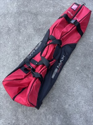 BIG MAX Red Traveler Travel Cover Golf Bag Lock Keys