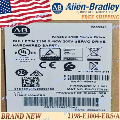 New Sealed AB 2198-E1004-ERS/A Kinetix 200V Class Servo Drive 2198E1004ERS serA