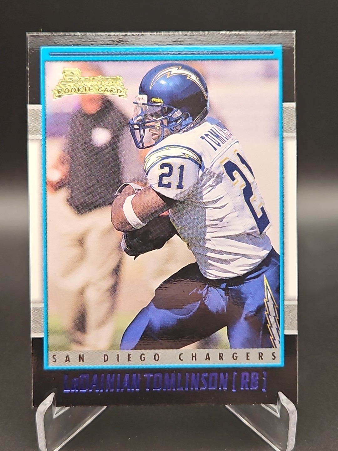 2001 Bowman LaDainian Tomlinson #210 Rookie Card RC Chargers