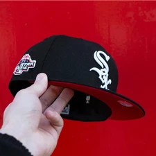 59FIFTY MLB CHICAGO WHITE SOX ALL STAR GAME 2003 BLACK WOOL / RED UV FITTED CAP