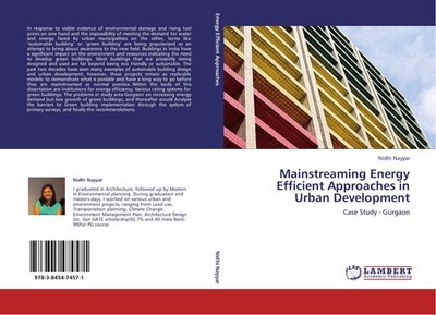 Mainstreaming Energy Efficient Approaches in Urban Development Nidhi Nayyar
