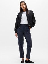 ATHLETA Brooklyn Ankle Pant Blue Zip Pocket Stretch Mid Rise Women  s 6 Petite