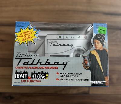 Tiger Deluxe Talkboy Cassette Player/Recorder Voice Change Mic White 83-506