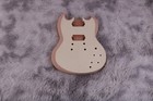 Unfinish DIY 6 String CR hardware black Pickguard Electric Guitar Kit — photo 2
