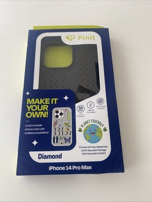 Pinit iPhone 14 Pro Max Case Diamond Customizable Pin Case MagSafe Drop Protect