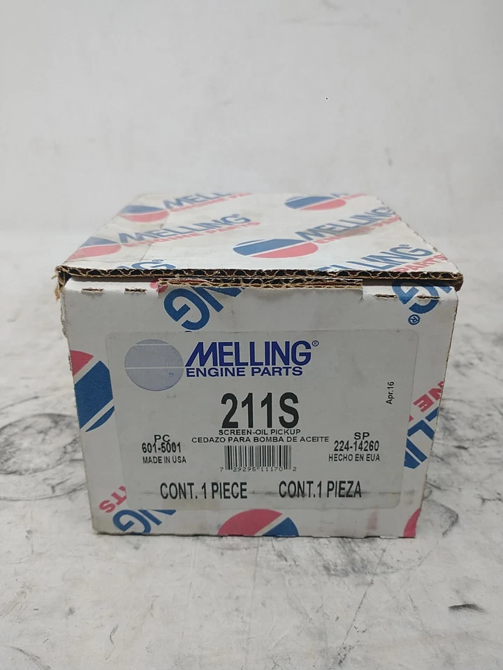 Pantalla de camioneta de aceite de motor Melling 211S para modelos seleccionados Chevrolet GMC 1994-1995 Foto 4 de 4