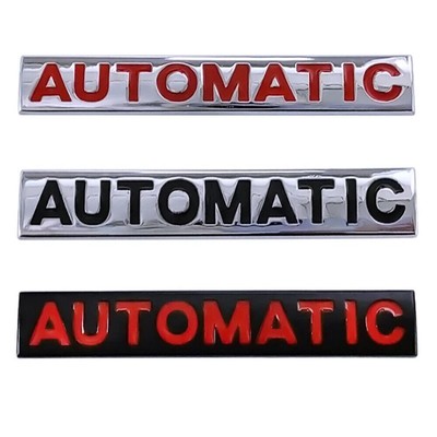 Für Automatic Car Aufkleber Badges Auto Trunk Decals Emblem Aufkleber Metal NEW