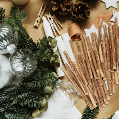 50 Pcs Round Stick Work Natural Twigs Sticks Decorative Wood Branch