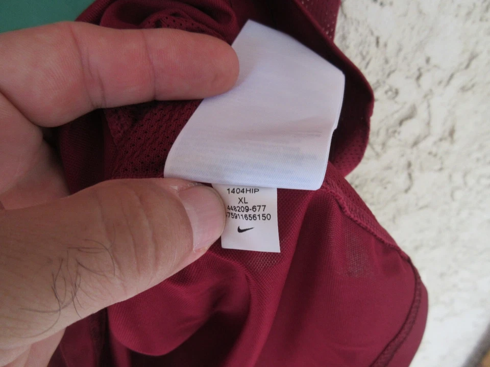 Maillot COUPE de FRANCE porté n°16 NIKE football shirt collection bordeaux PMU - Photo 4/4