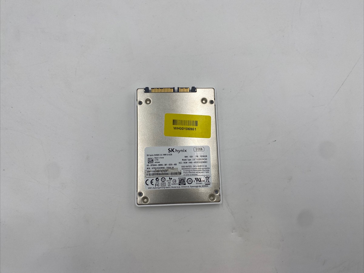 Dell P55W4 512GB SATA 6Gb/s SK Hynix SH920 Series