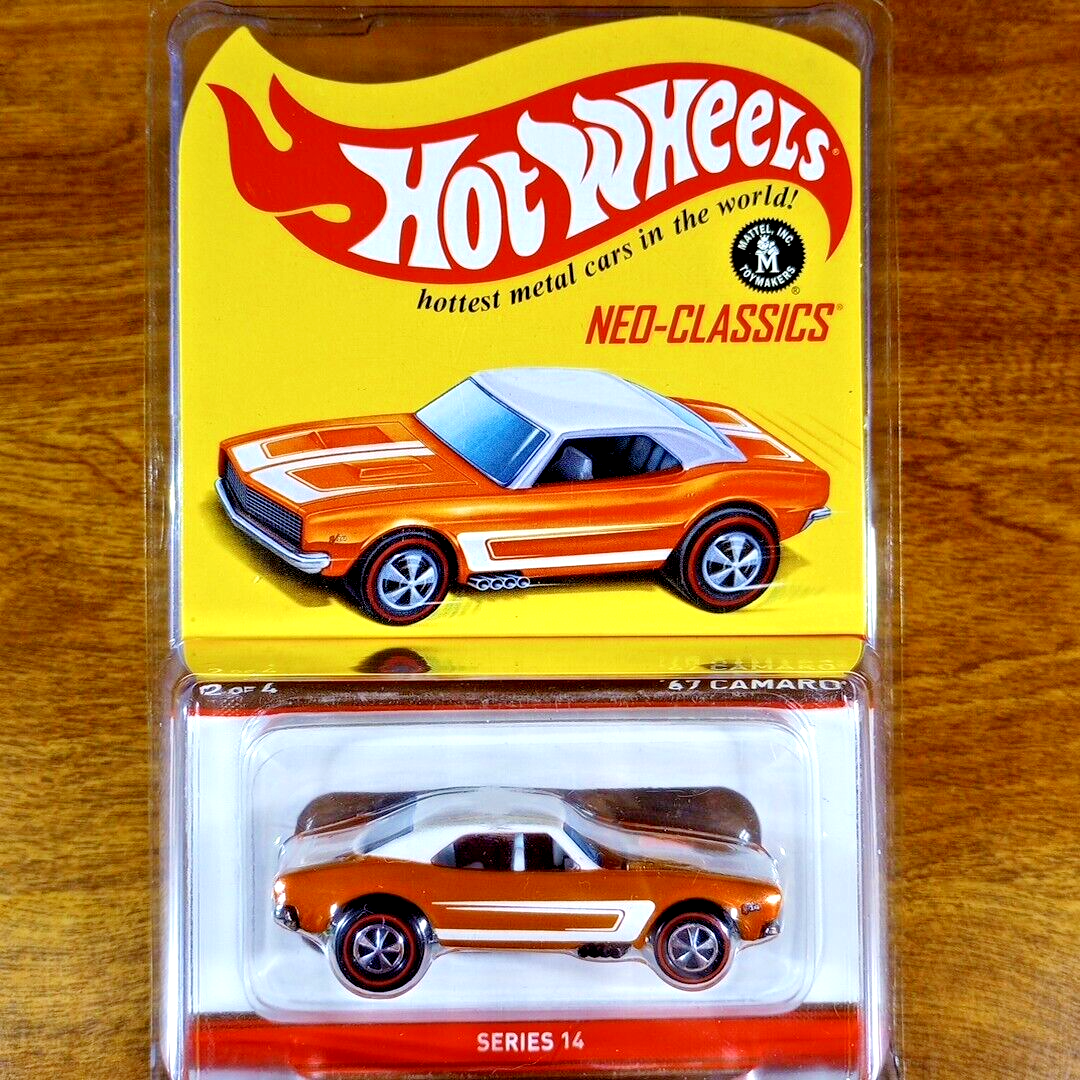 Hot Wheels RLC Neo-Classics '67 Camaro 2087/7500 Orange Redline