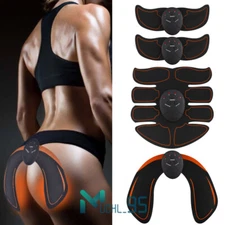 EMS Electric Muscle Stimulator Hip Trainer Massage Machine ABS Butt Lift