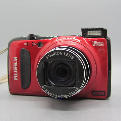 Fujifilm Digital Camera FinePix F500 EXR 16.0MP Red Tested | eBay UK