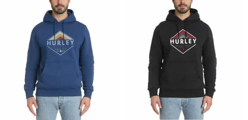 Hurley Men's Fleece Pullover Hoodie - Picture 1 of 81