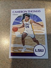 2021-22 Chronicles Draft Picks NBA Hoops Tribute Retro Cameron Thomas PINK #65!