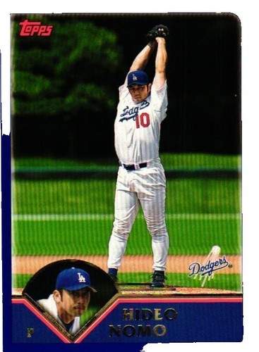 Hideo Nomo 1998 Metal Universe Los Angeles Dodgers #83 Near Mint