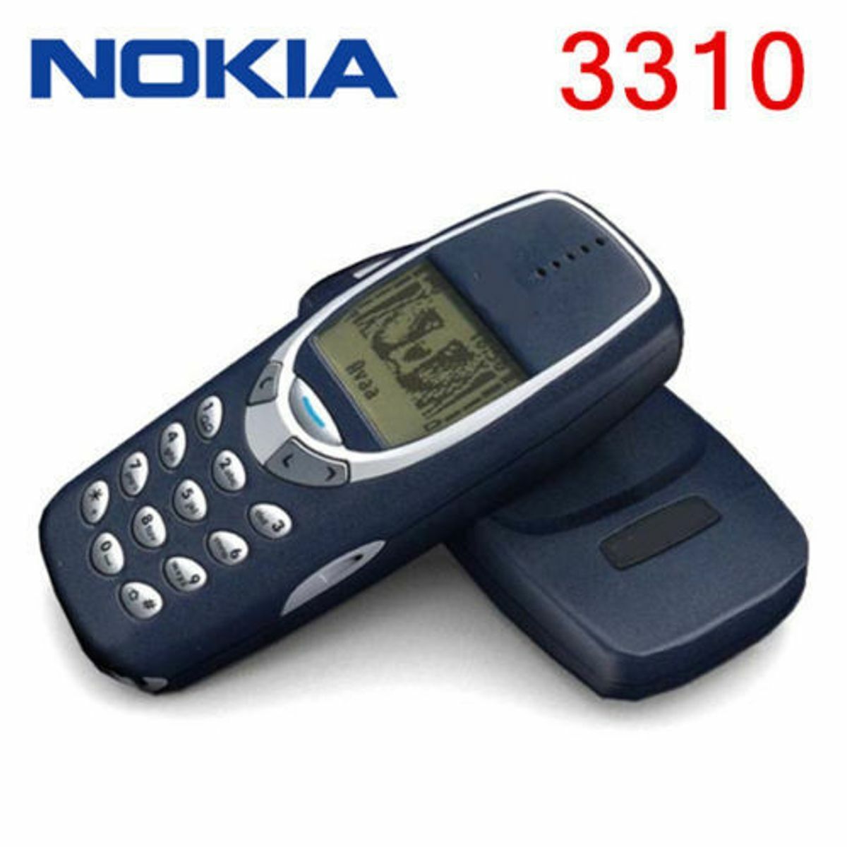 Nokia 3310 Navy blue Unlocked 2G GSM 900/1800 Mobile Phone - with