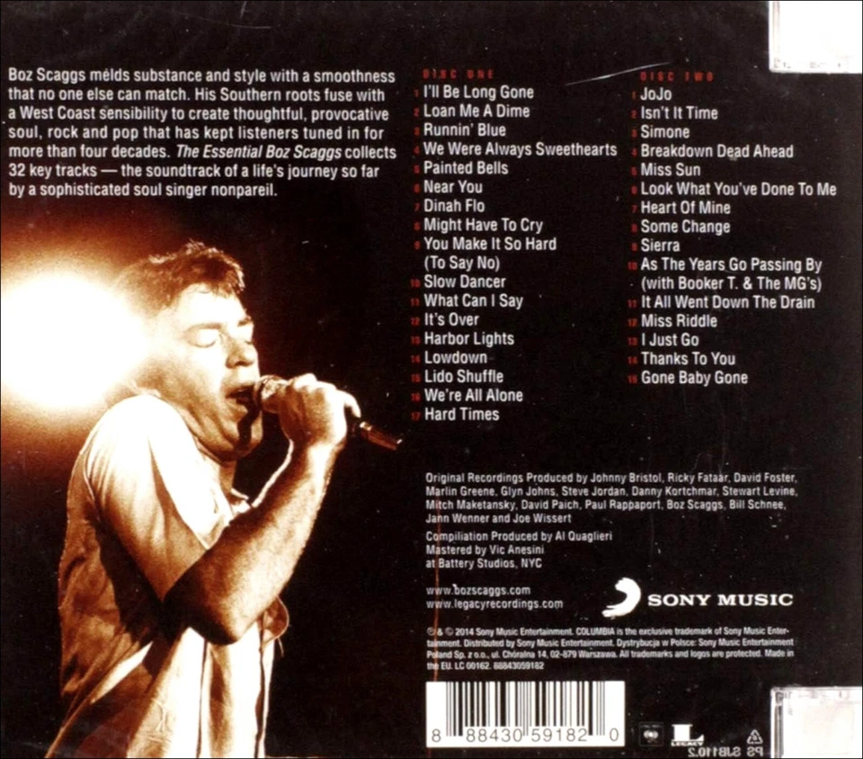BOZ SCAGGS *  32 Greatest Hits * New 2-CD Set * All Original Recordings - Imagem 2 de 2