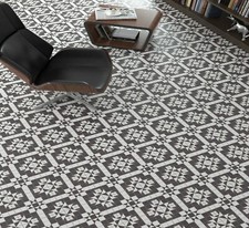 Victorian Harrow Grafito 10 x 10cm  SAMPLE CUT: Only £26.99 per square metre