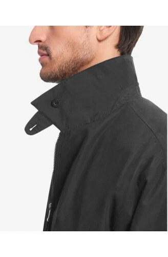 Weatherproof Men's Big & Tall Lightweight Full-Zip Bomber Jacket Black Size 2XLT - Image 4 of 4