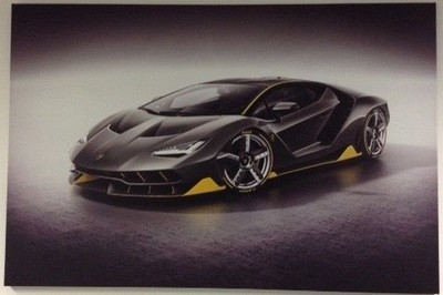 90 Lamborghini Model Production Poster 16in x 20in NO FRAME