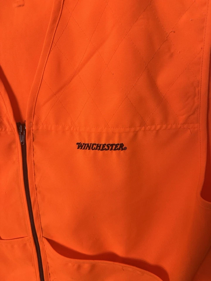 Chaleco de Caza Winchester Blaze Naranja Talla Grande Ligero Cremallera Ciervo De Colección Foto 3 de 4