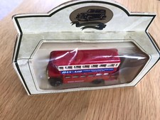 Bus London Transport ROSSO AUTOBUS A DUE PIANI DAN-AIR PUBBLICITÀ come nuovo in scatola