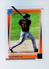 2021 Panini Chronicles Clearly Donruss #22 Joey Bart Rated Rookie RC SF Giants