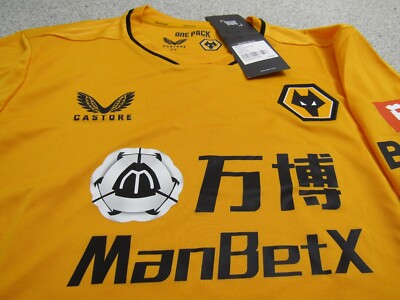 Official Castore Wolverhampton Wanderers/ WOLVES Men's Home Shirt
