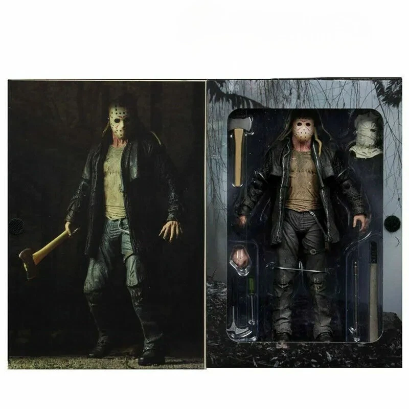 Friday the 13th Jason Voorhees Ultimate Action Figure Horror NECA Idea Regalo - Immagine 2 di 4