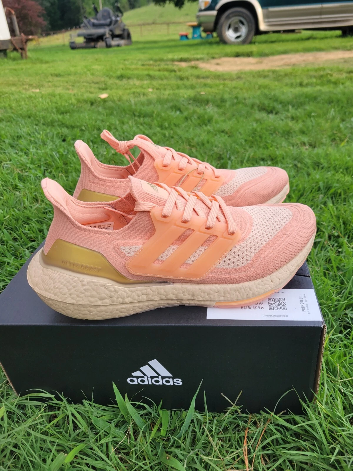 Size 8   adidas UltraBoost 21 Ambient Blush 2021