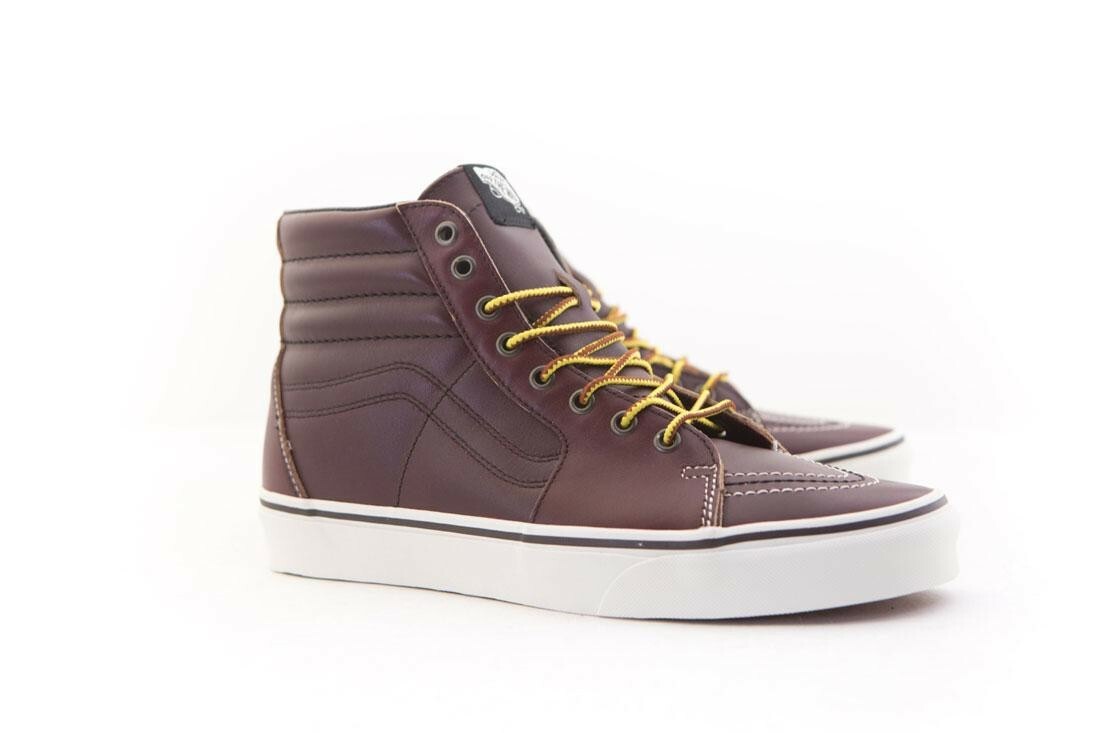 VN08GEOE5 Vans Men SK8-Hi Groundbreakers burgundy rum raisin