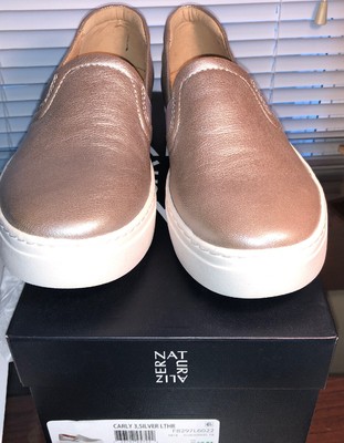 naturalizer silver flats