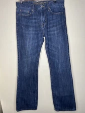 American Eagle Outfitters Mens 29x31.5 Original Boot Blue Jeans Lo Rise