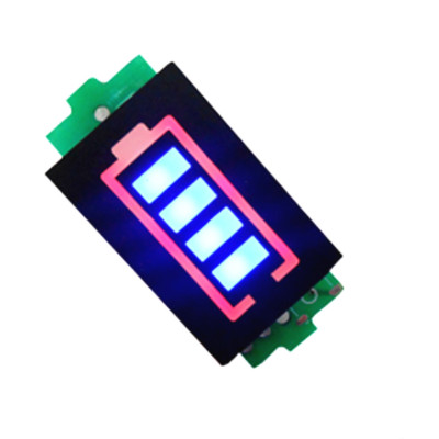 3S 12.6V Lithium Battery Capacity Indicator Module Blue  Electric Vehicle Tester