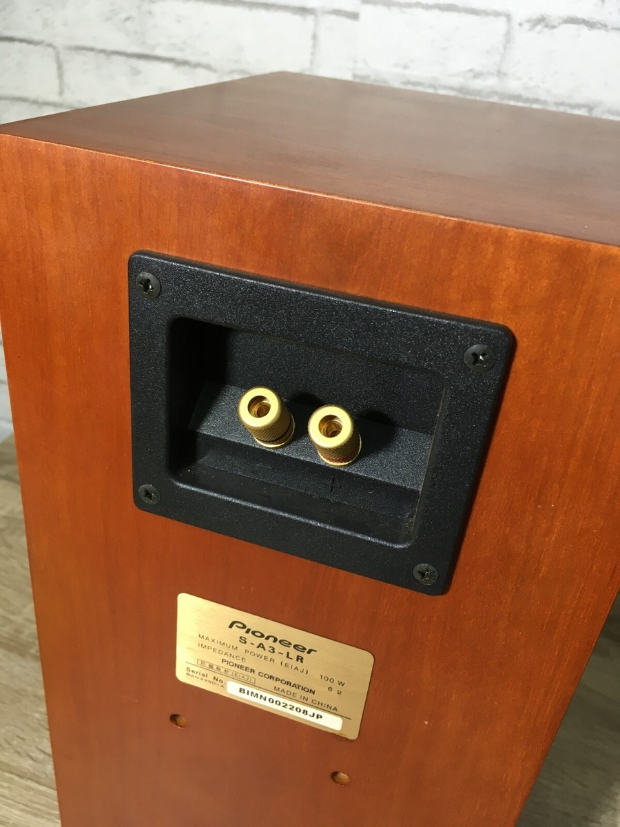 Pioneer S-A3-LR Bookshelf 2 Way Pair Speaker Natural Wood Pioneer S-A3-LR Bookshelf 2 Way Pair Speaker Natural Wood