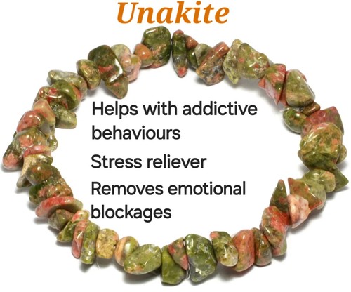 Crystal Gemstone Bracelet Bead Chakra Natural Stone Stretch Reiki Jewellery Gift - Picture 50 of 78