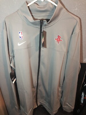Rare Nike Authentic Houston Rockets NBA Warm-Up On-Court DRI-FIT Jacket|Size- XL