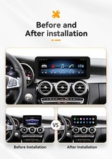 10.25"F&uuml;r Mercedes W205 GLC X253 NTG5.0 2015-18 Autoradio GPS Android 13 Carplay