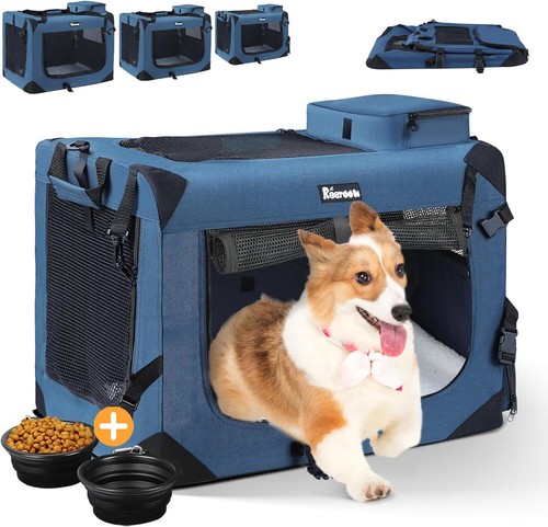 Hundebox Faltbar Hunde Transportbox Auto Transporttasche Tragetasche Box M/L/XL - Bild 38 von 44