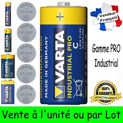 Piles Alcaline VARTA LR14 LR03 LR6 LR20 6LR61 CR2450 CR2430 CR2032 CR2025 CR2016